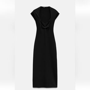 Zara Black Backless Dress